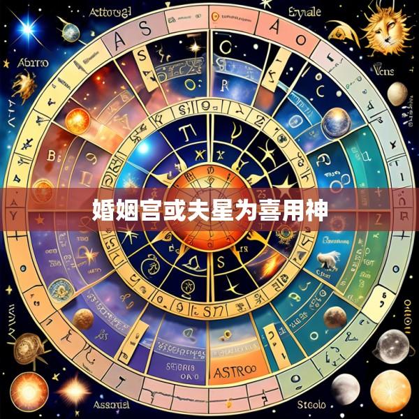 婚姻宫或夫星为喜用神