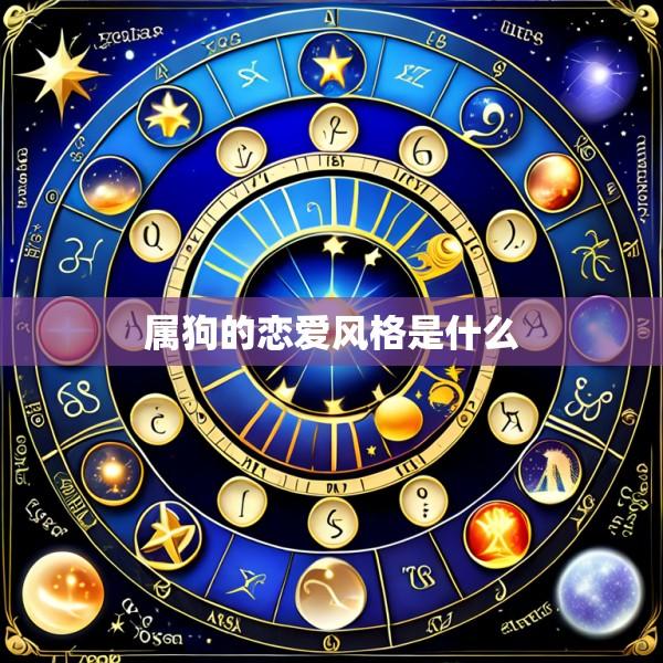 属狗的恋爱风格是什么