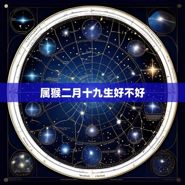 属猴二月十九生好不好