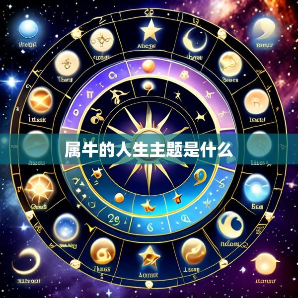 属牛的人生主题是什么