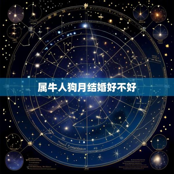属牛人狗月结婚好不好