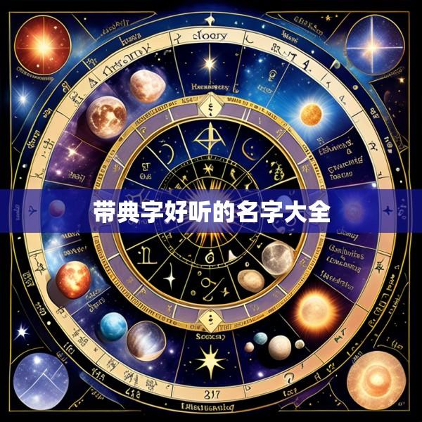 带典字好听的名字大全