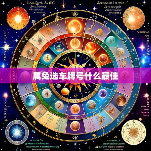 属兔选车牌号什么最佳