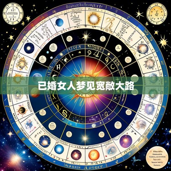 已婚女人梦见宽敞大路