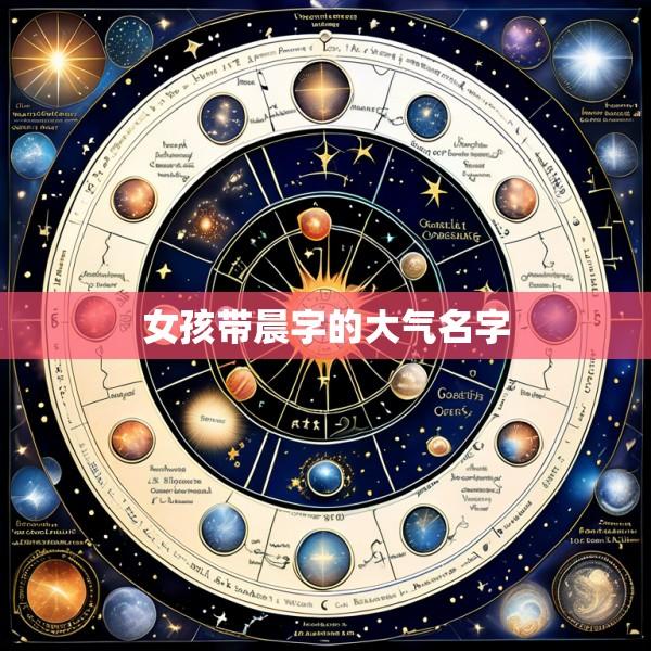 女孩带晨字的大气名字