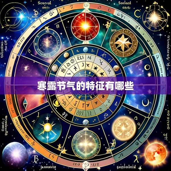 寒露节气的特征有哪些