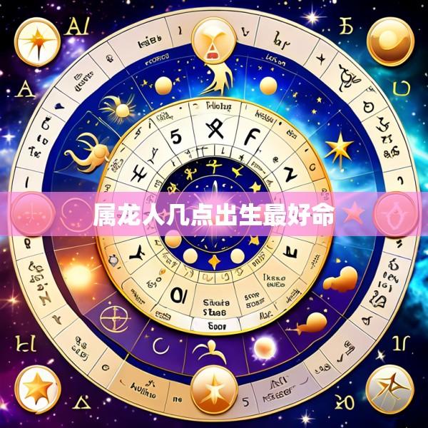 属龙人几点出生最好命