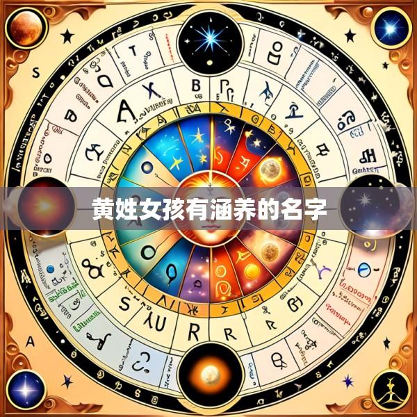 黄姓女孩有涵养的名字