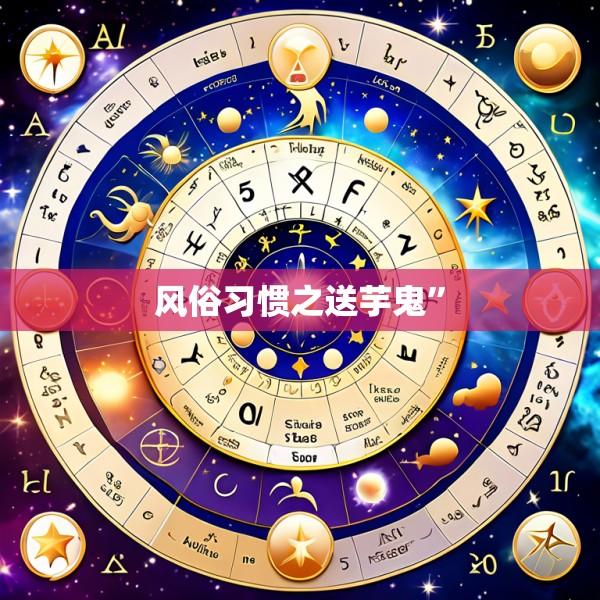 风俗习惯之送芋鬼”