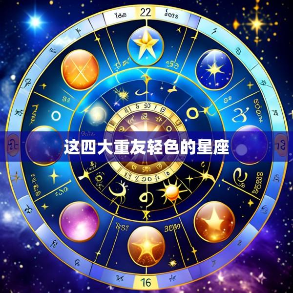 这四大重友轻色的星座