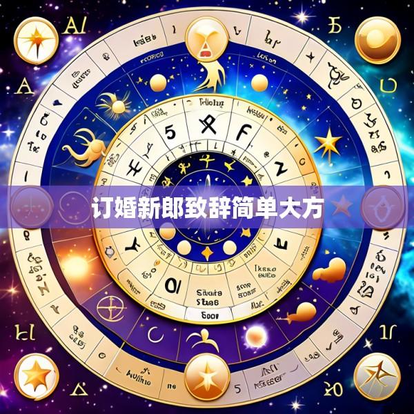 订婚新郎致辞简单大方