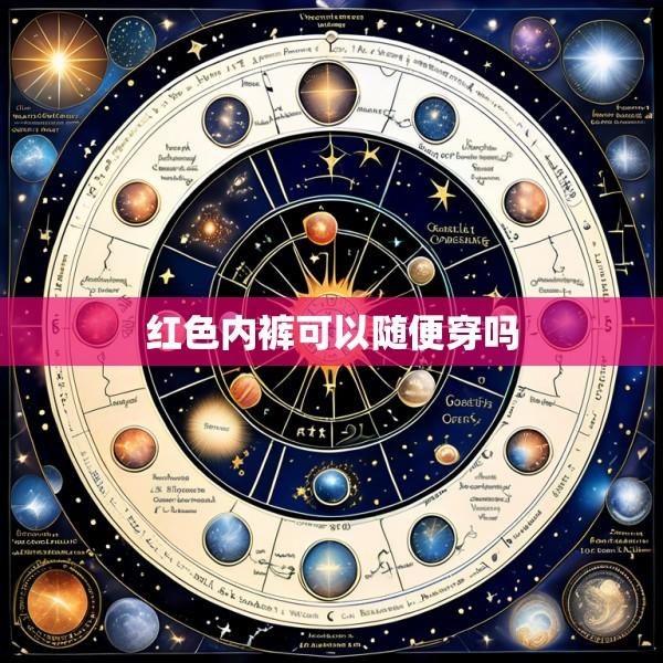 红色内裤可以随便穿吗