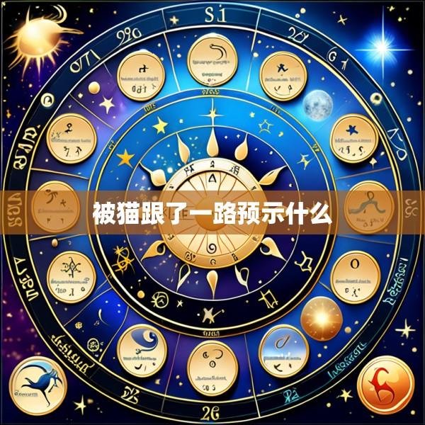 被猫跟了一路预示什么