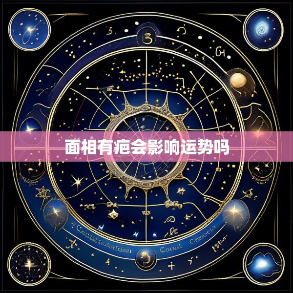 面相有疤会影响运势吗