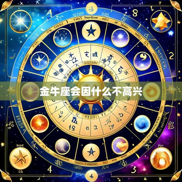 金牛座会因什么不高兴