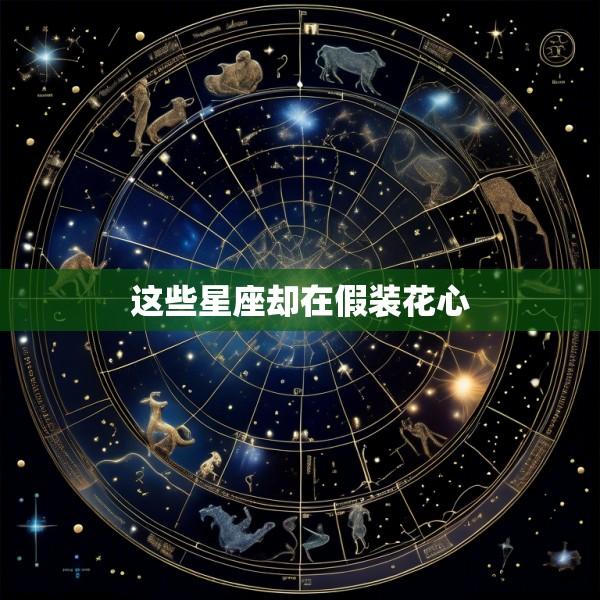 这些星座却在假装花心