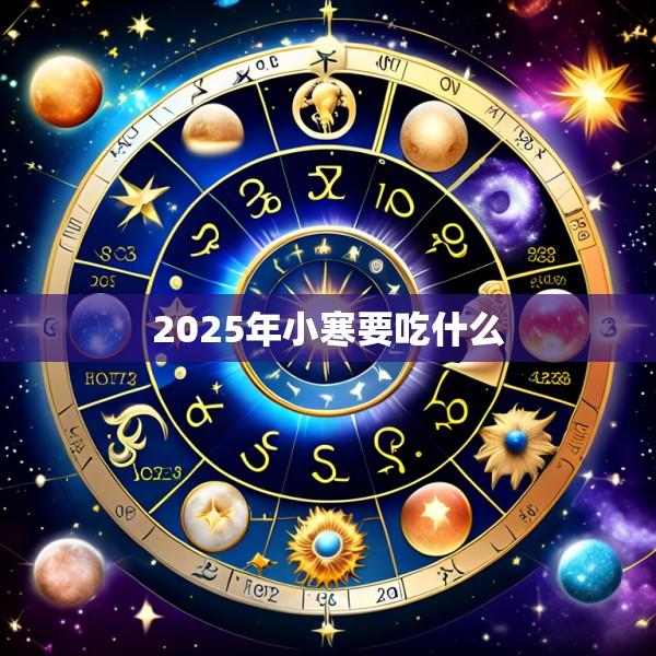 2025年小寒要吃什么