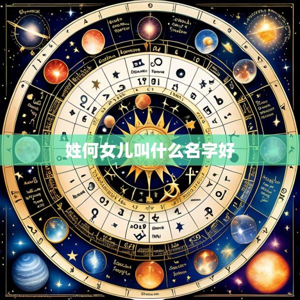 姓何女儿叫什么名字好