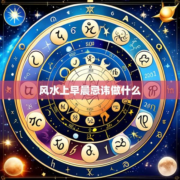 风水上早晨忌讳做什么