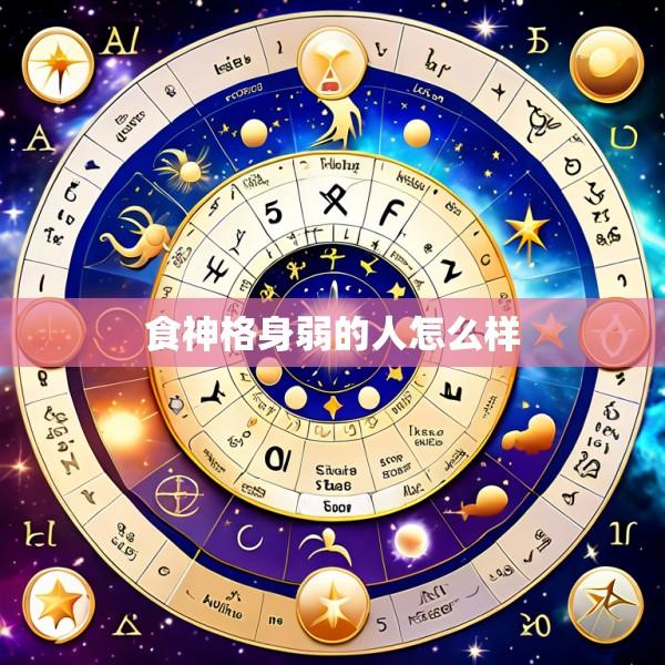 食神格身弱的人怎么样