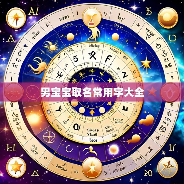 男宝宝取名常用字大全