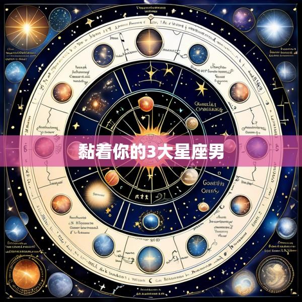 黏着你的3大星座男