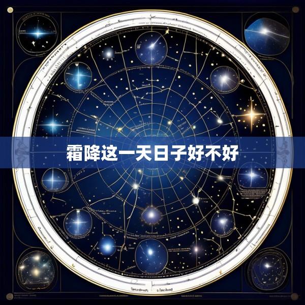 霜降这一天日子好不好