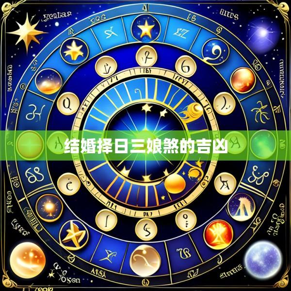 结婚择日三娘煞的吉凶