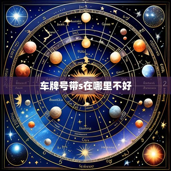 车牌号带s在哪里不好