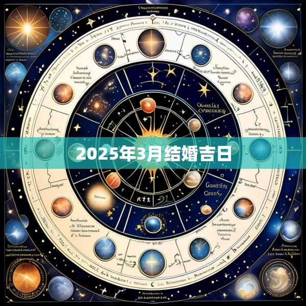 2025年3月结婚吉日