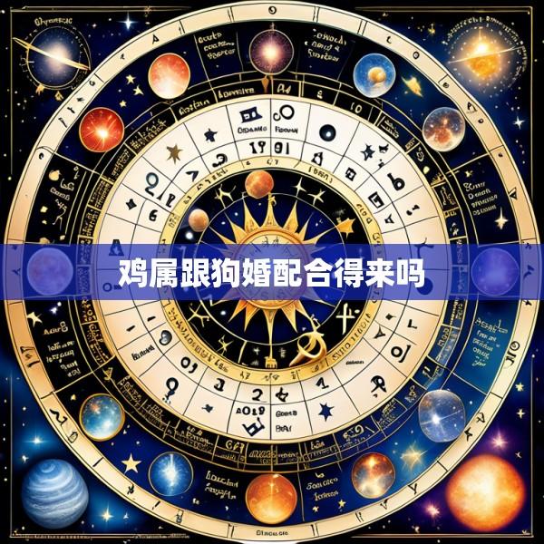 鸡属跟狗婚配合得来吗