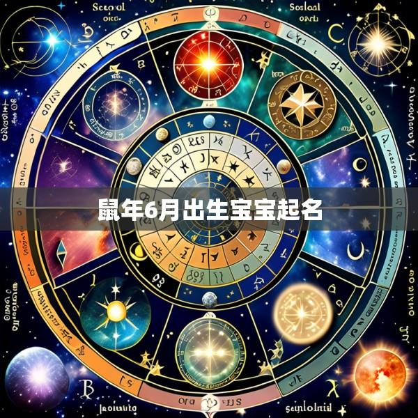 鼠年6月出生宝宝起名