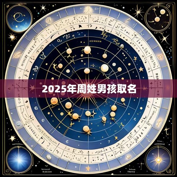 2025年周姓男孩取名