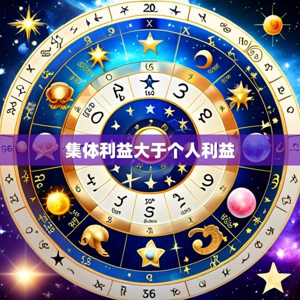 集体利益大于个人利益