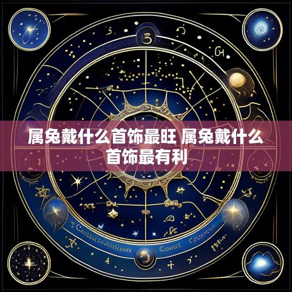 属兔戴什么首饰最旺 属兔戴什么首饰最有利