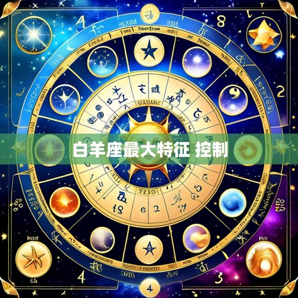 白羊座最大特征 控制