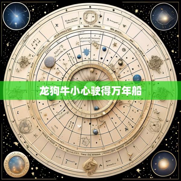 龙狗牛小心驶得万年船