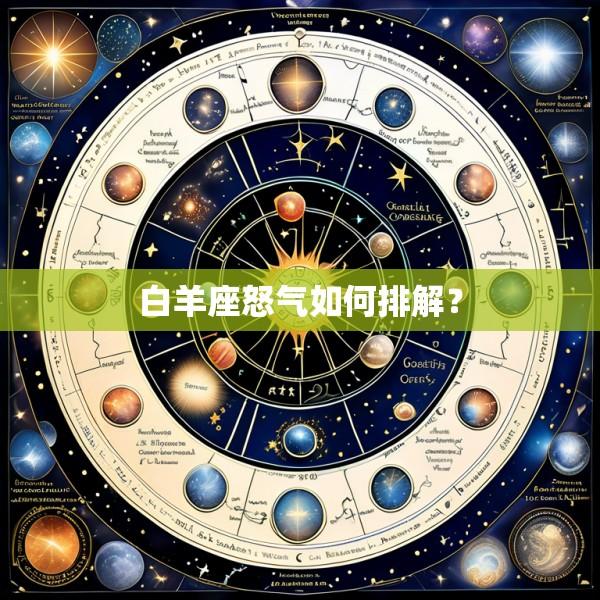 白羊座怒气如何排解？