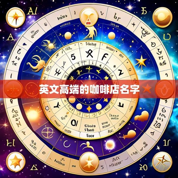 英文高端的咖啡店名字