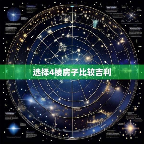 选择4楼房子比较吉利