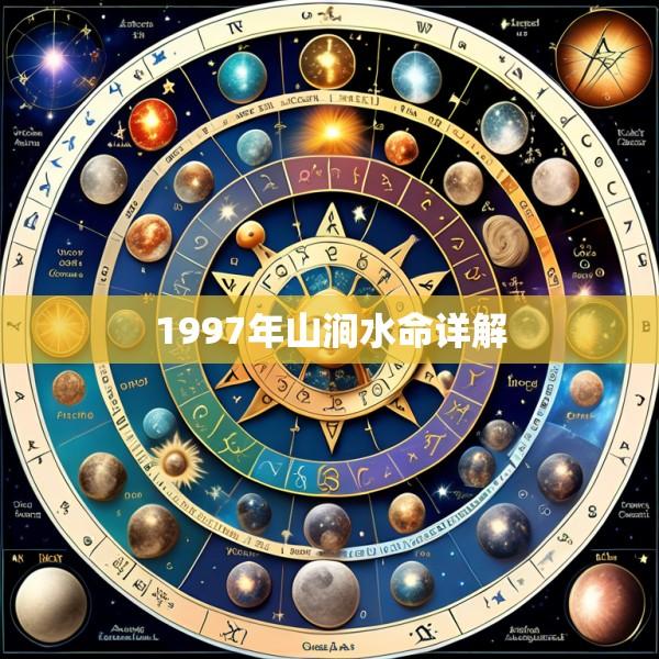 1997年山涧水命详解