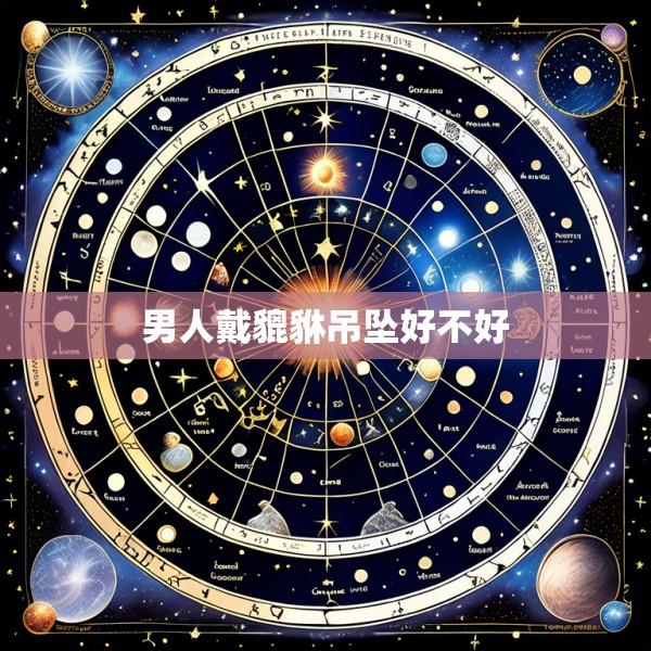 男人戴貔貅吊坠好不好