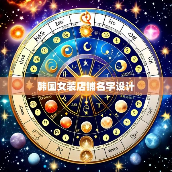 韩国女装店铺名字设计
