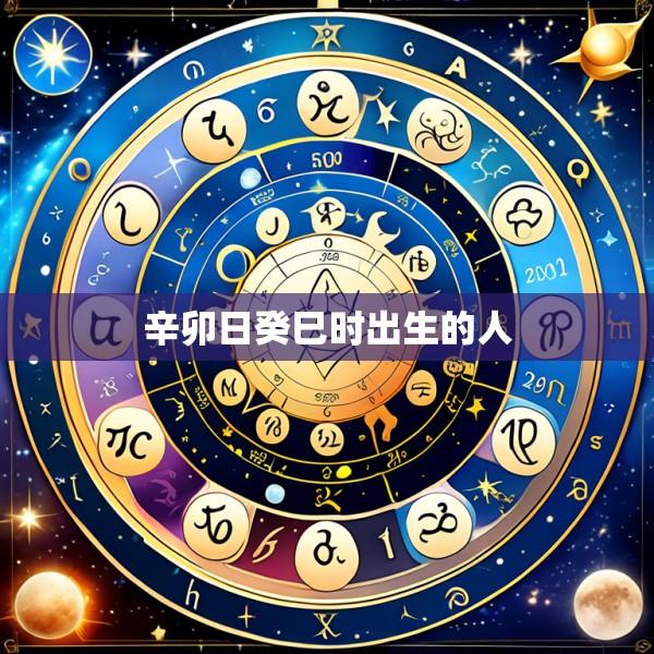 辛卯日癸巳时出生的人