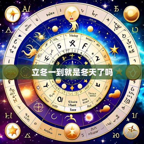 立冬一到就是冬天了吗