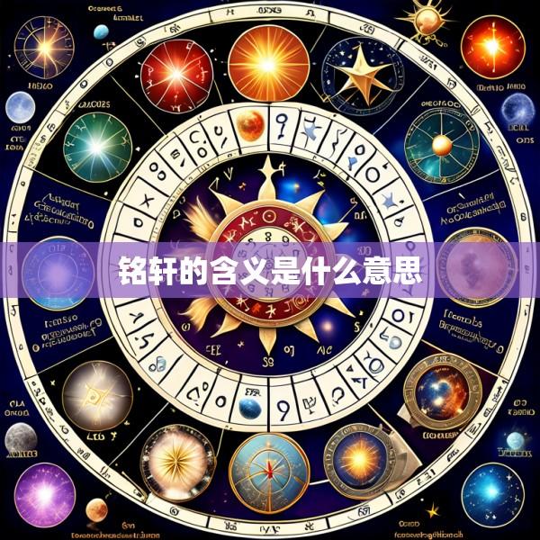 铭轩的含义是什么意思