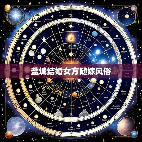 盐城结婚女方随嫁风俗
