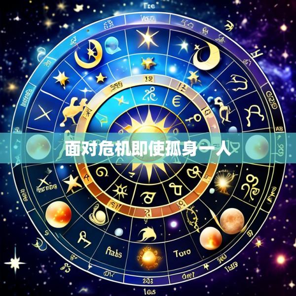 面对危机即使孤身一人
