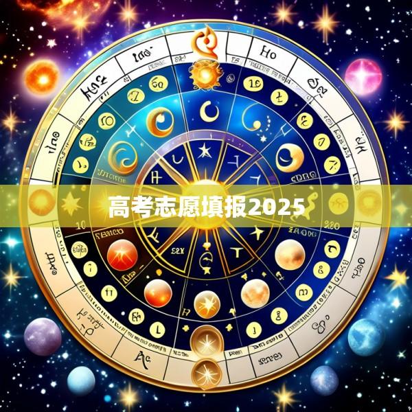 高考志愿填报2025