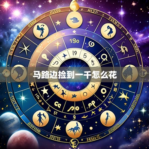 马路边捡到一千怎么花